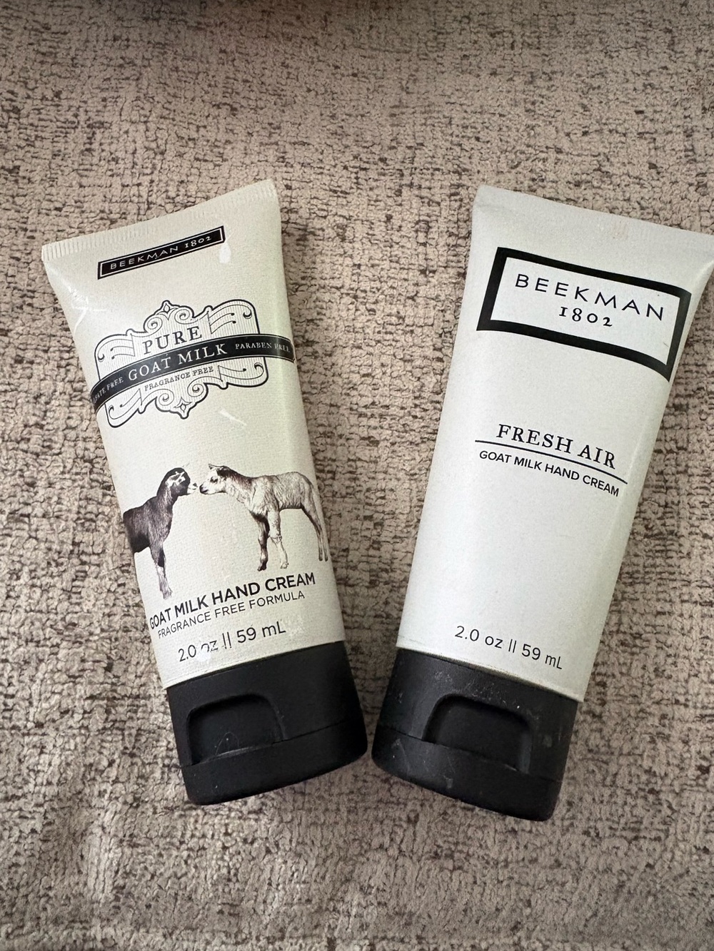 2 Beekman 1802 PURE & FRESH AIR Goat Milk Hand Creams 2oz. SEALED